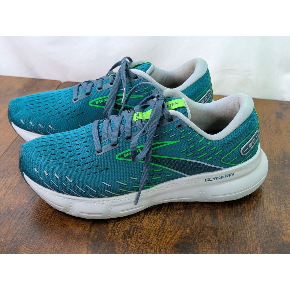 Brooks Glycerin Mens Teal Green Running Shoes